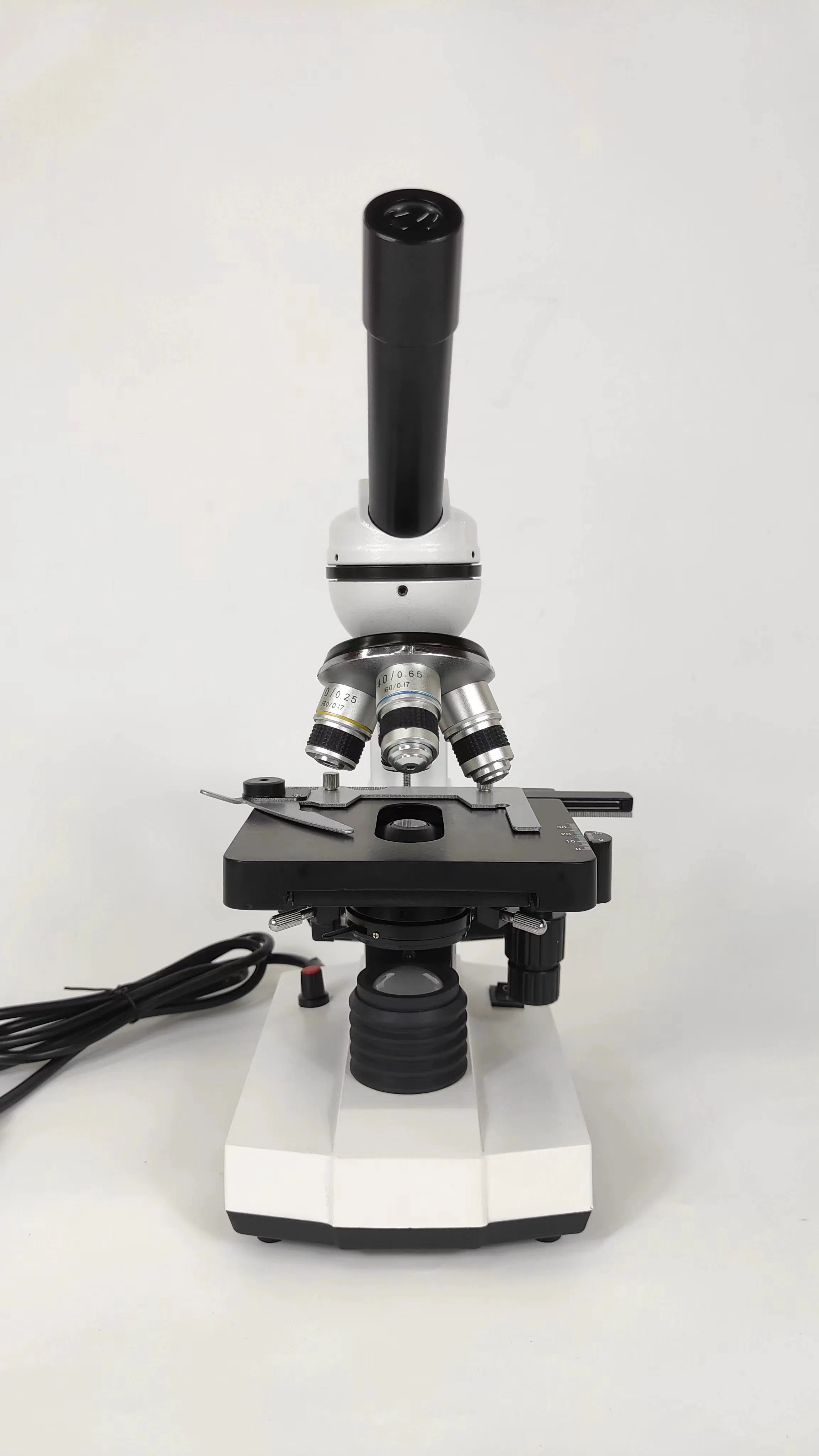 Microscopio Biológico monocular profesional con autenticación CE xsp-104