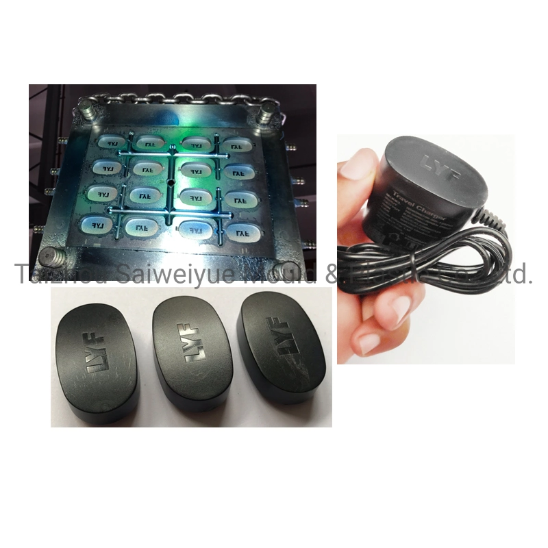 Injection Mould of Mobile Phone Battery Charger Plastic Head Shell Ultrasonic Welding