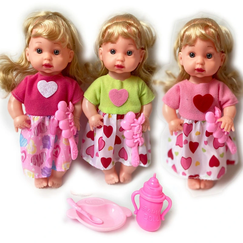 Großhandel Juguetes China Kunststoff Spielzeug Puppe Set Vinyl Puppe Kits 11 Zoll BJD Puppe Baby Spielzeug Blasen Körper frühe Kindheit Bildung Baby Puppe Kinder Plastic Puppe