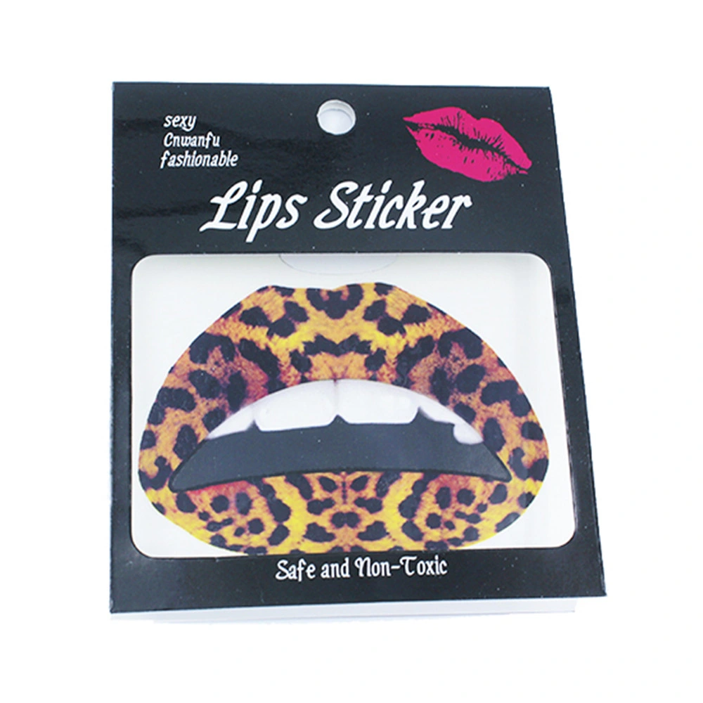 Party Gift Sexy drôle Stage maquillage Performing Lip Tattoo Sticker