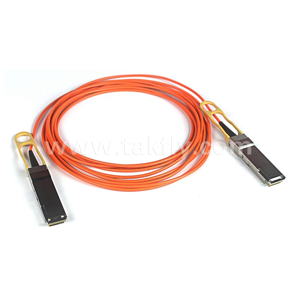 40g 25g 100 g de 10g QSFP a SFP Cable de fibra óptica óptica activa Metro Cable Óptico activo de convergencia de salida de derivación de la AOC Cable Óptico activo