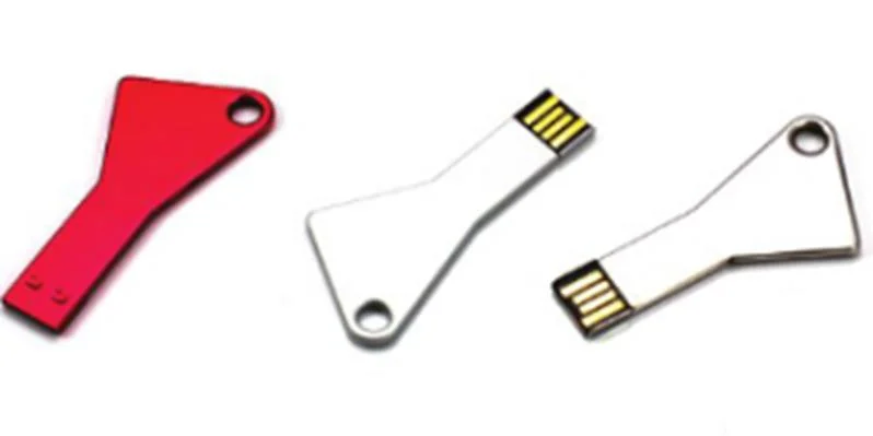 OEM Customize Key Rect Style USB Flash Drive Can Take Oxidised and Laser Engrave