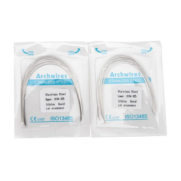 Dentaire orthodontique acier inoxydable Arch fils Fabricant Ortho Archwire