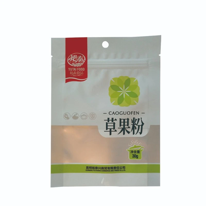 Bon pour conserver les arômes de l'emballage en plastique alimentaire Sac snack sachet de riz sachet d'épices sachet de Ziplock