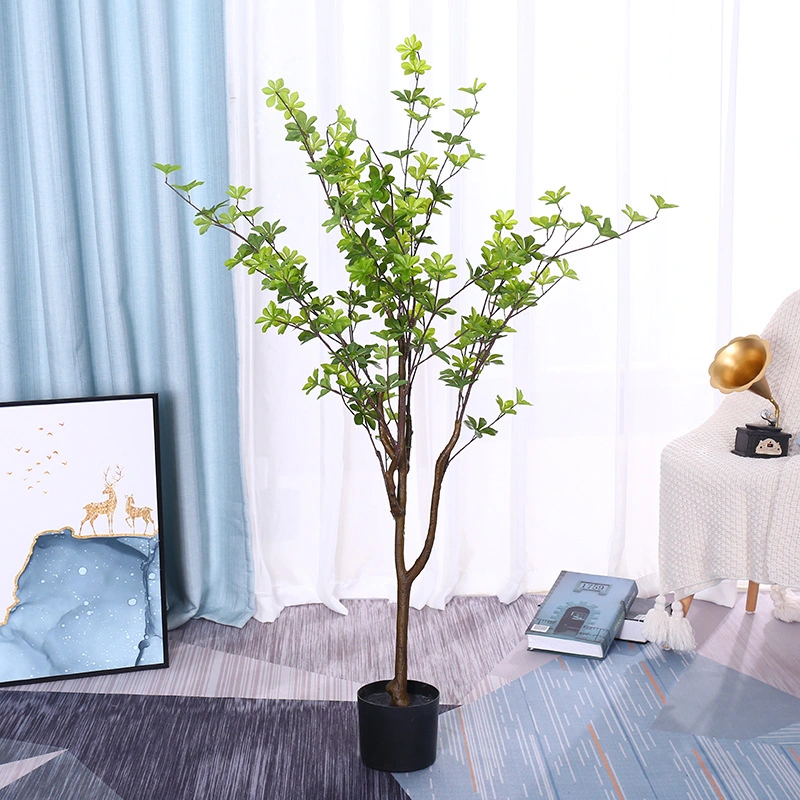 Indoor Decoration Artificial Enkianthus Tree Faux Planta Japan Enkianthus Tree Bonsai