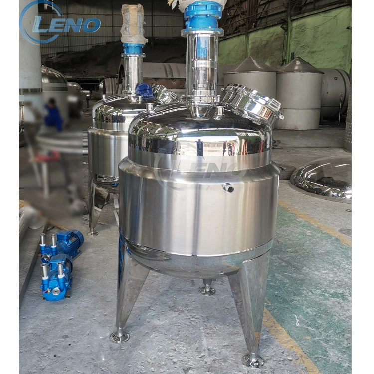 SS304 SS316L Stainless Steel Reactor Lotion Making Equipment