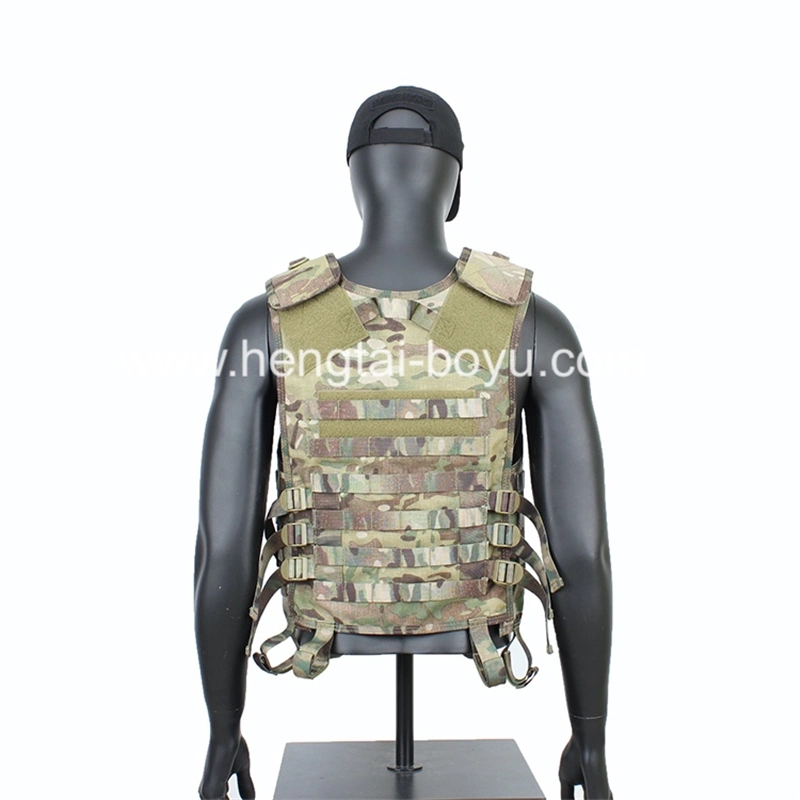 Military PE Aluminium Plate Full Body Bulletproof Armor Vest Level IV Sta Icw