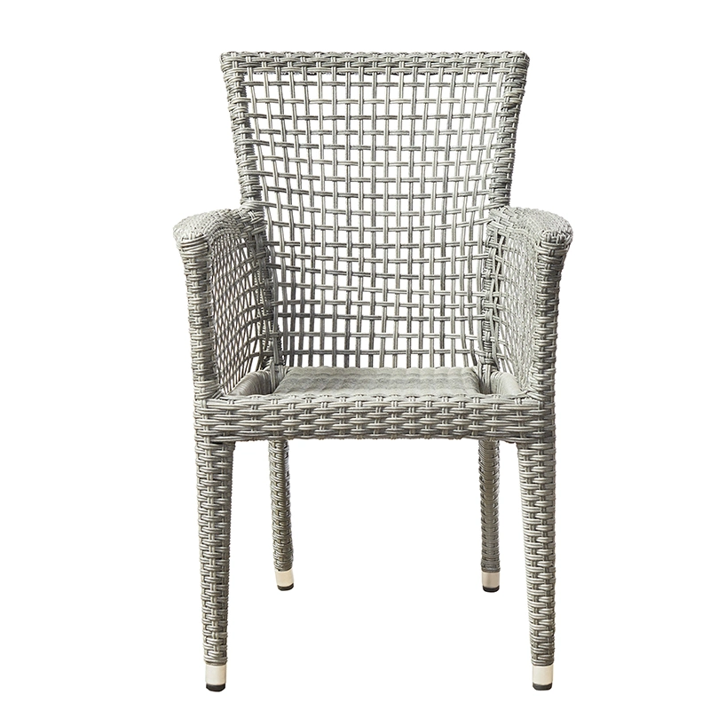 Patio Garden Outdoor Furniture Aluminum Rattan Woven Dining Leisure Chairs Products