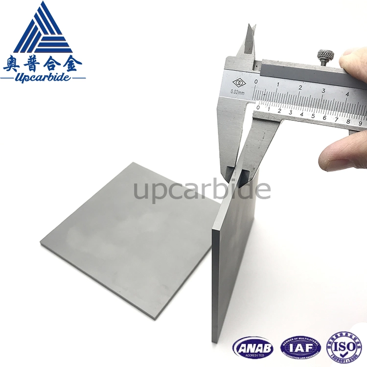 Fine Grain Alloy with High Bending Strength Ys2t 5*100*100mm Tungsten Carbide Square Sheets