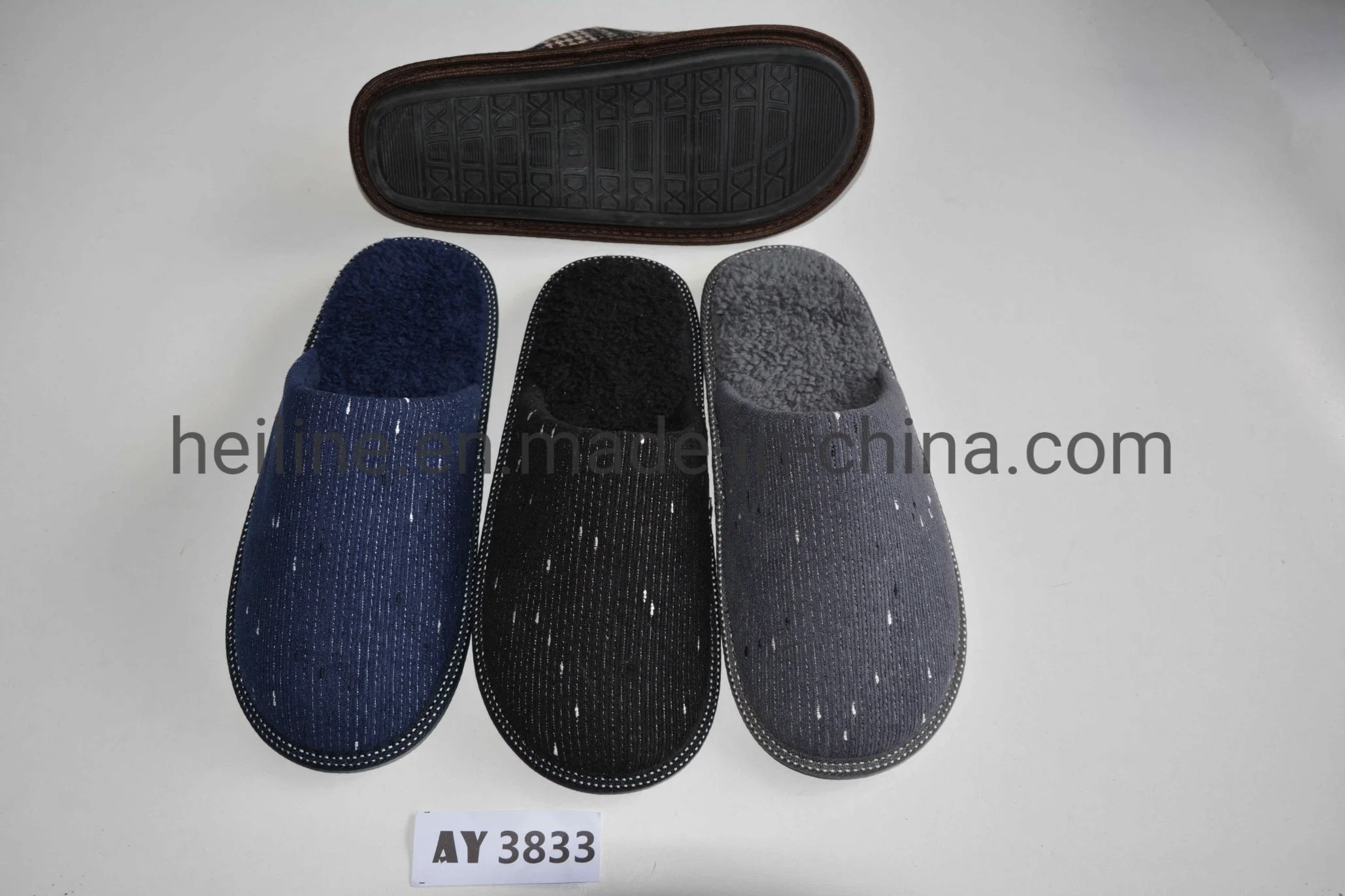 2020 Winter Style Comfortable Mens Insole House Bedroom Slippers