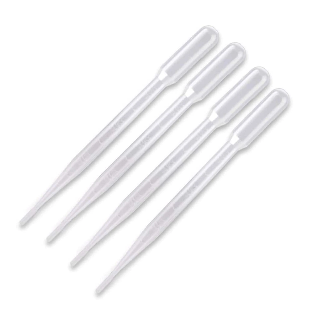 Pipette Pasteur de haute qualité en plastique transparent à usage unique, stérile 1 ml 2 ml 3 ml