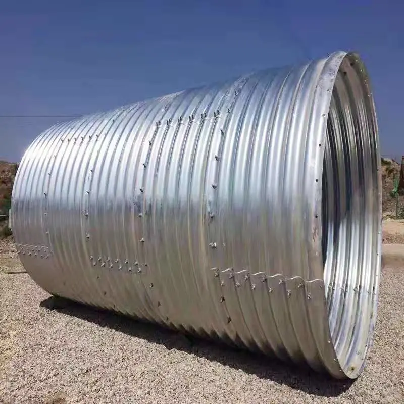 Galvanized Corrugated Metal Culverts Used for Bridge