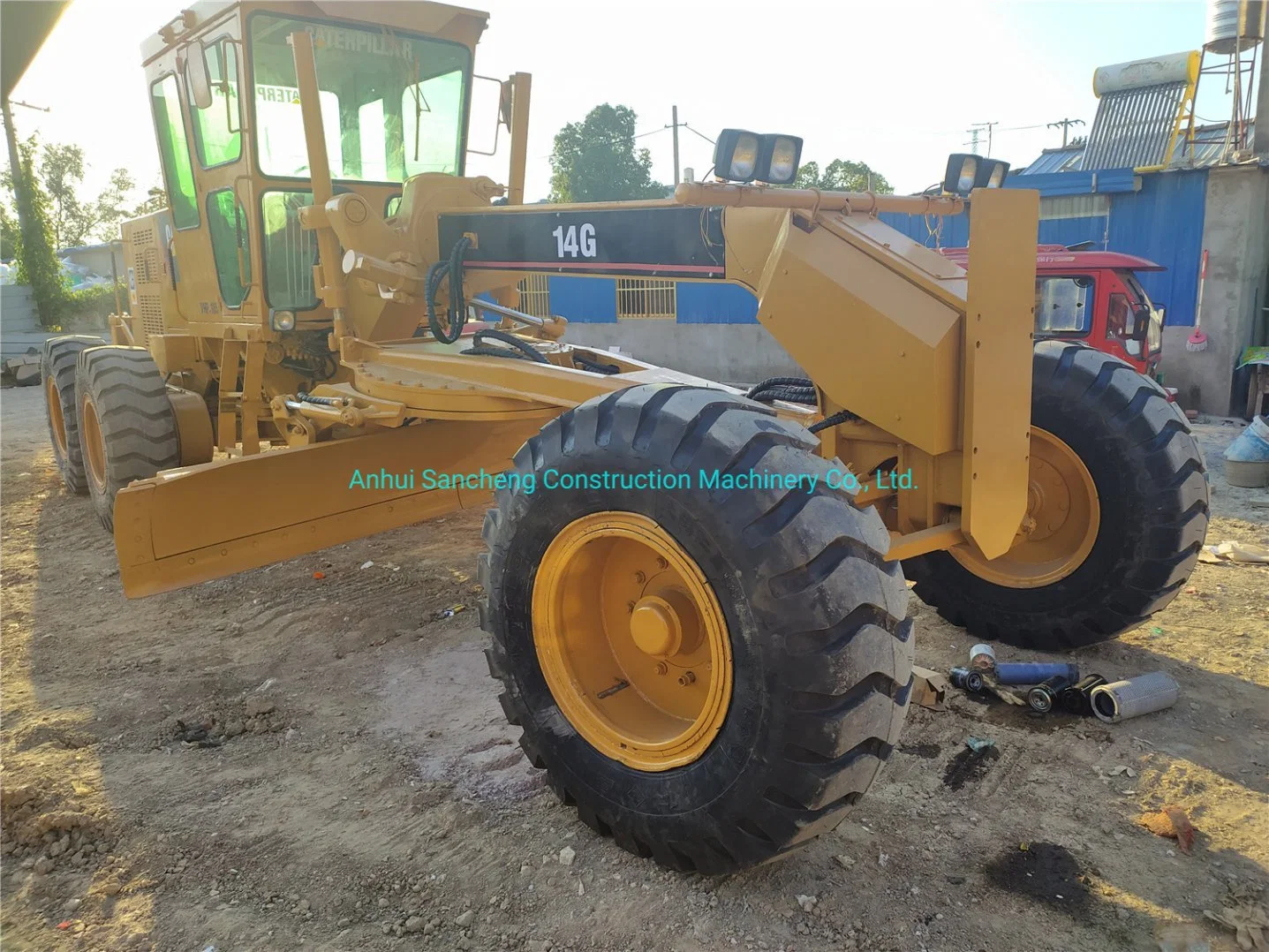 Used Cat 14G Motor Grader Secondhand Caterpillar 14G/140h/140g on Sale.