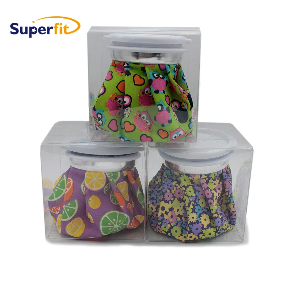 Gift Box Colordul Cloth Ice Bag Ice Pack in PVC Box