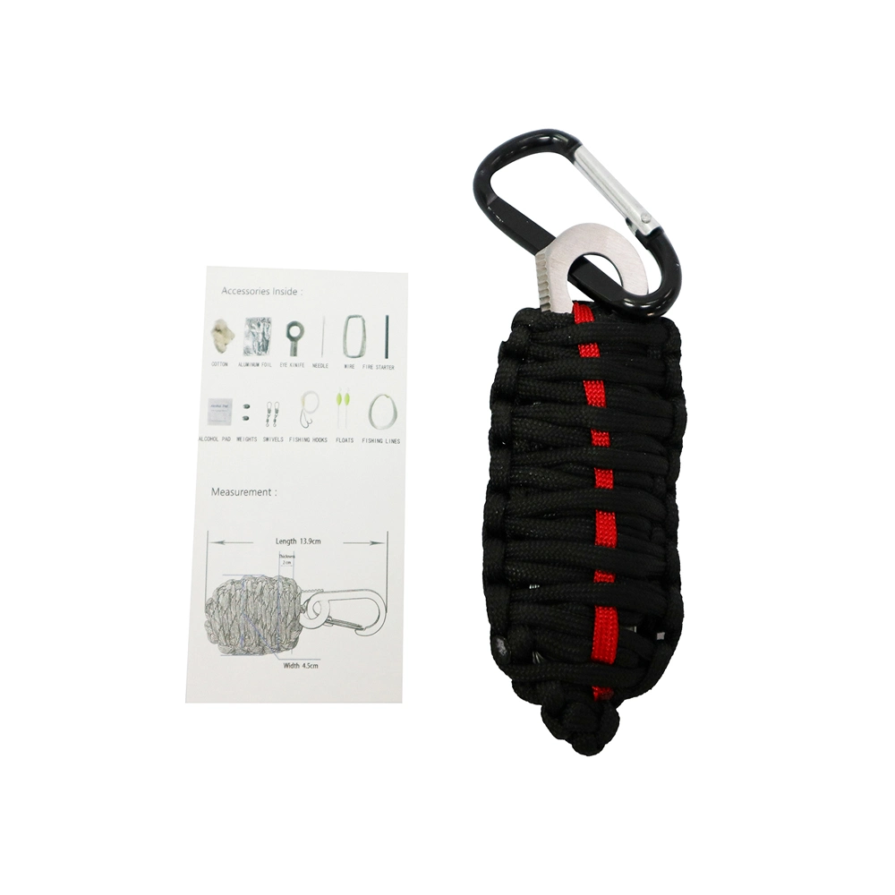 Mini 19 Pieces Outdoor Survival Fishing Kit