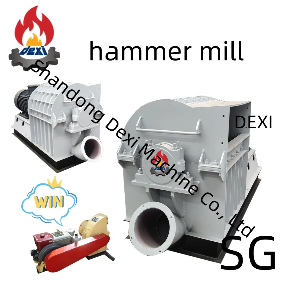 Straw Corn Bean Crusher Machine Hammer Mill Grinder Grain for Animal Feed