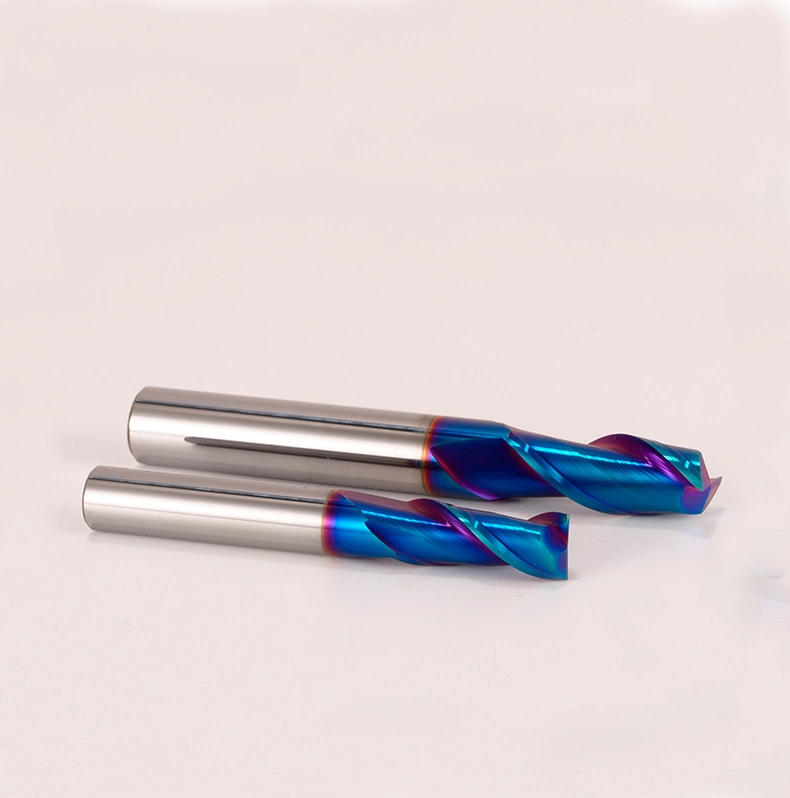 HRC65 2-Edge Tungsten Steel Milling Cutter Alloy Stainless Steel Special Milling Cutter Quenched Hard Coated CNC Tools