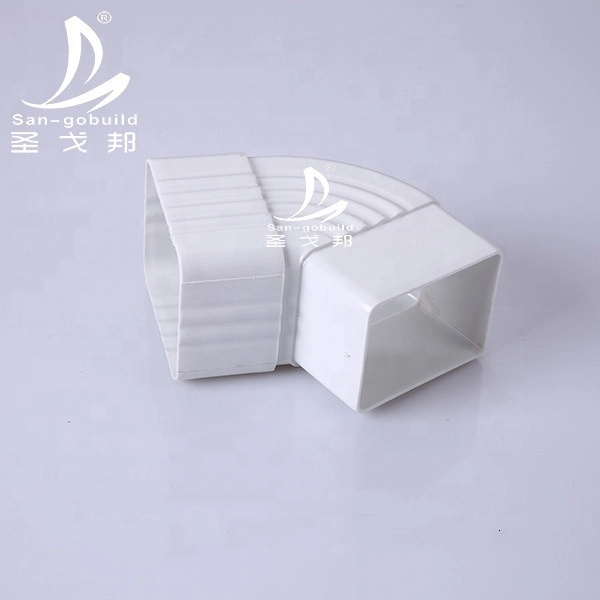 Light-Weight White PVC Gutter Color Remain Inlet Funnel for Rain Drain Water with Soncap