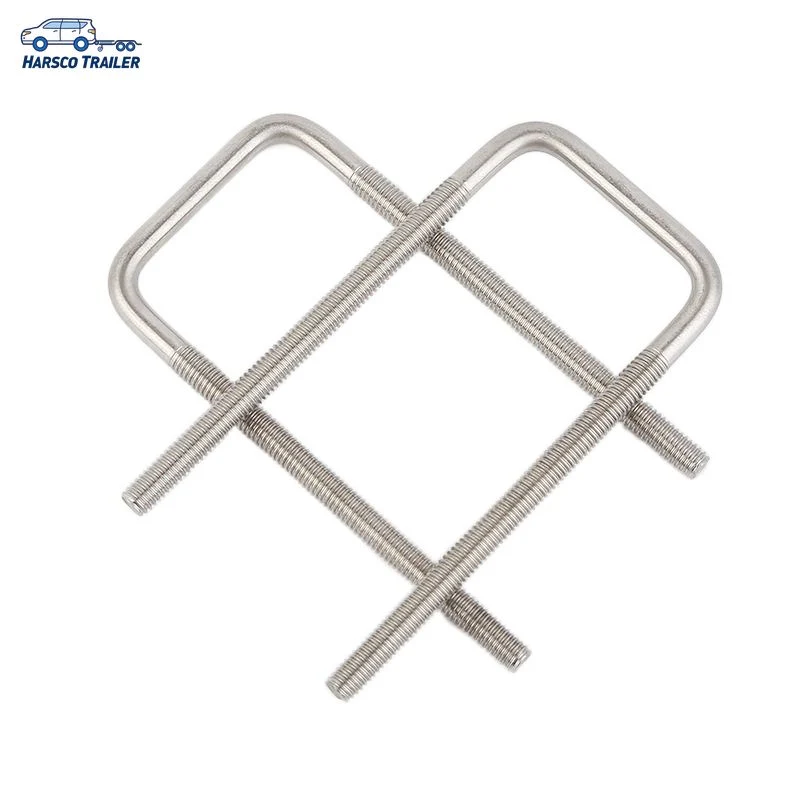 Square Head U Bolt in Stainless Steel-100X100mm