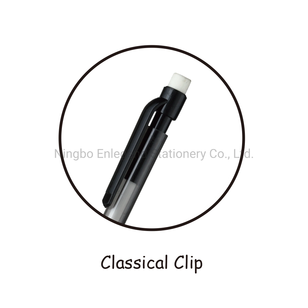 MP9302 прозрачный РР органа канцелярские механического карандаша с помощью прибора Clip