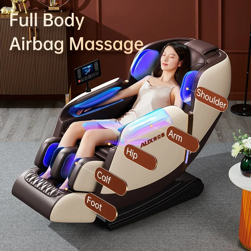 Massaggi de alta calidad Sedia SL vía cuerpo gravedad cero el asiento masajeador 2022 Electrónica Best-Selling sillón de masaje 3D 2022.