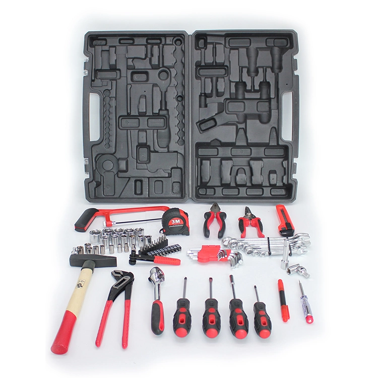 Household Hardware Plastic Tool Box with Hand Tool Set