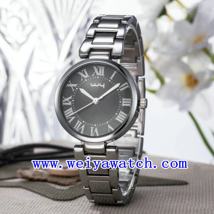 Regarder avec alliage d'affaires de montres unisexe (WY-025C)