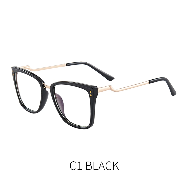 2023 New Color Fashion Square Tr90 Frames Women and Man Blue Light Blocking Glasses Optical Frames