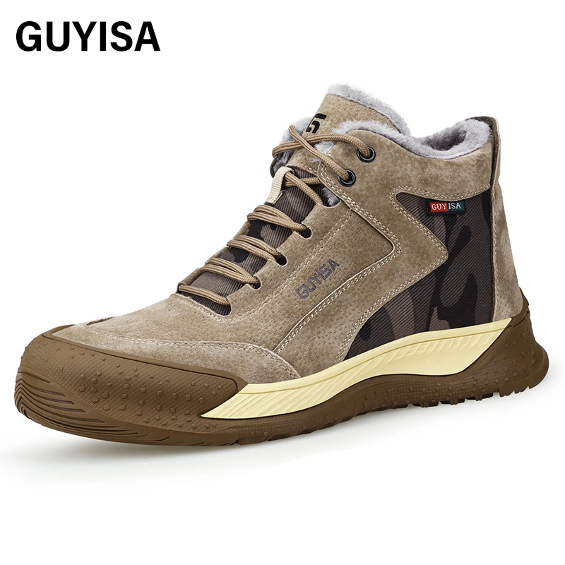 Guyisa MID-Top New Wear-Resistant Fashion Comfortable Anti-Smashing Anti-Piercing Safety Shoes