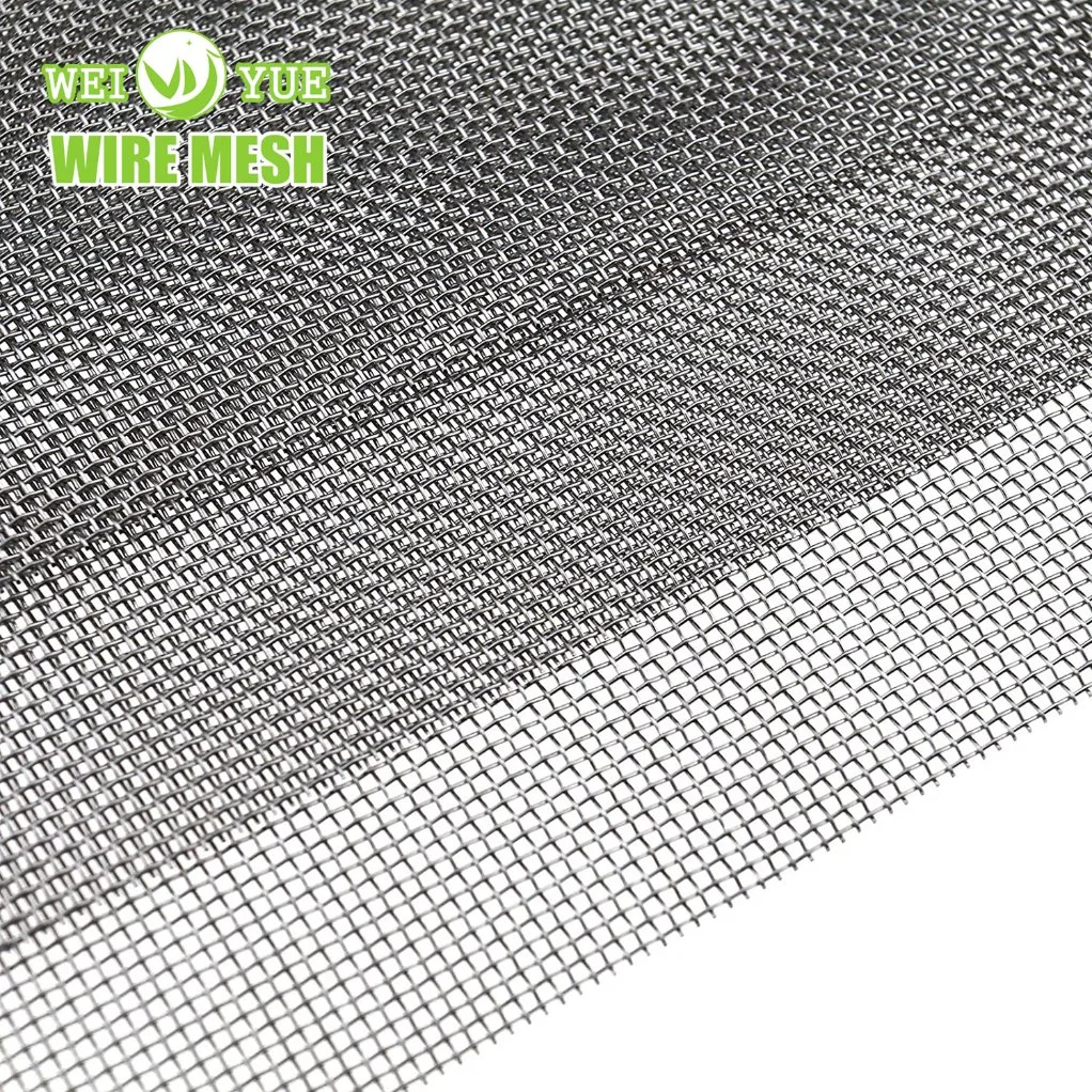 High Precision Woven Stainless Steel Square Wire Mesh Flat Net