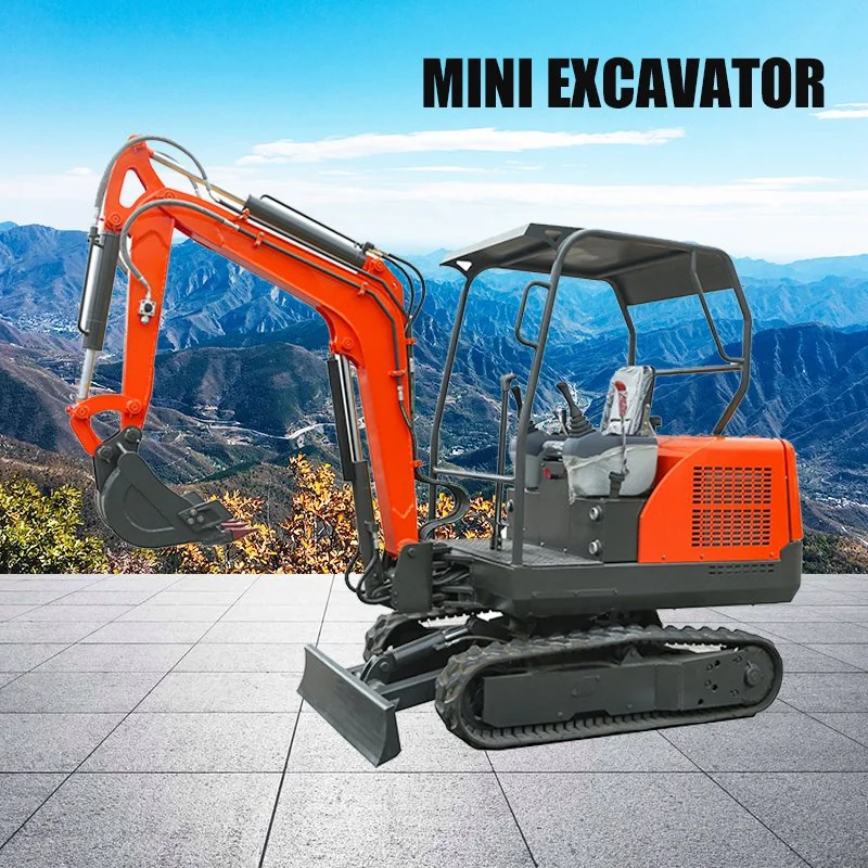 Sale Cheap 1.8t 3.5ton Mini Hydraulic Excavator Machines Used for Engineering Construction Home Garden Digger Machine