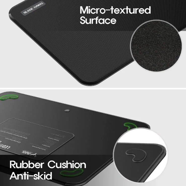 Newest Micro-Textured Surface RGB Switch USB Novel Durable Rubber Gaming Mouse Pad