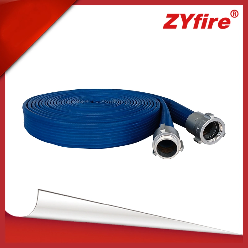 Zyfire Layflat Rubber Industrial Fire Fighting Control Attack Hose with High Quality