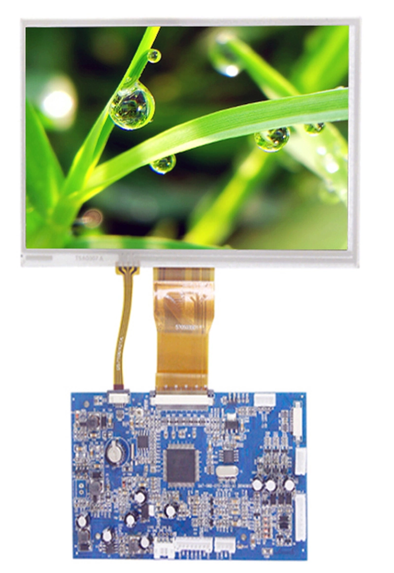 7-Inch TFT LCD Module 800X480, 24bits RGB Interface, 430 Nits, with Drive Hx8262+ Hx8678