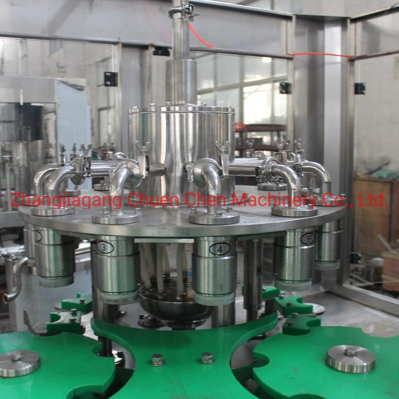 Automatic 2 in 1 Rotary Tin Can Juice Filling Sealing Machine