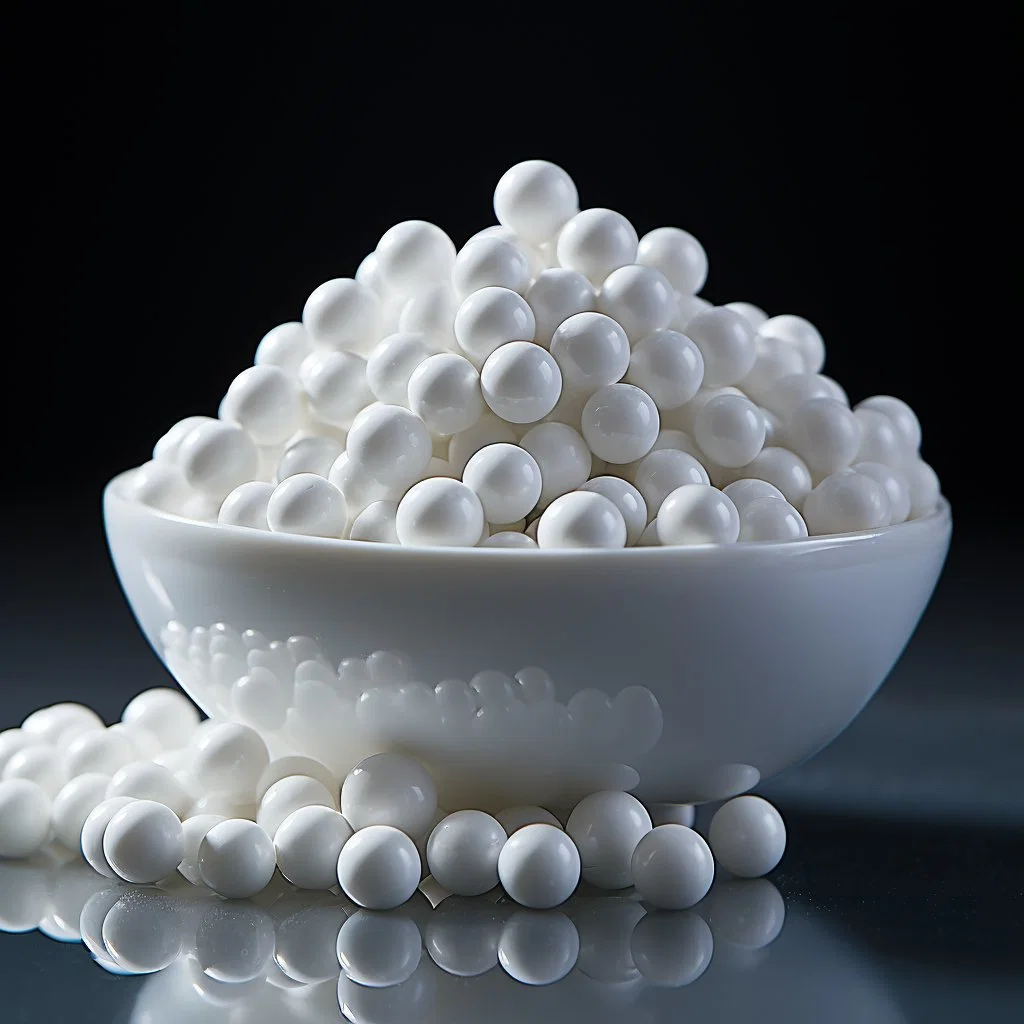Highly Porous Industrial Grade Activated Alumina Balls (Surface Area &ge; 200m&sup2; /g) Chemical Industry Essential