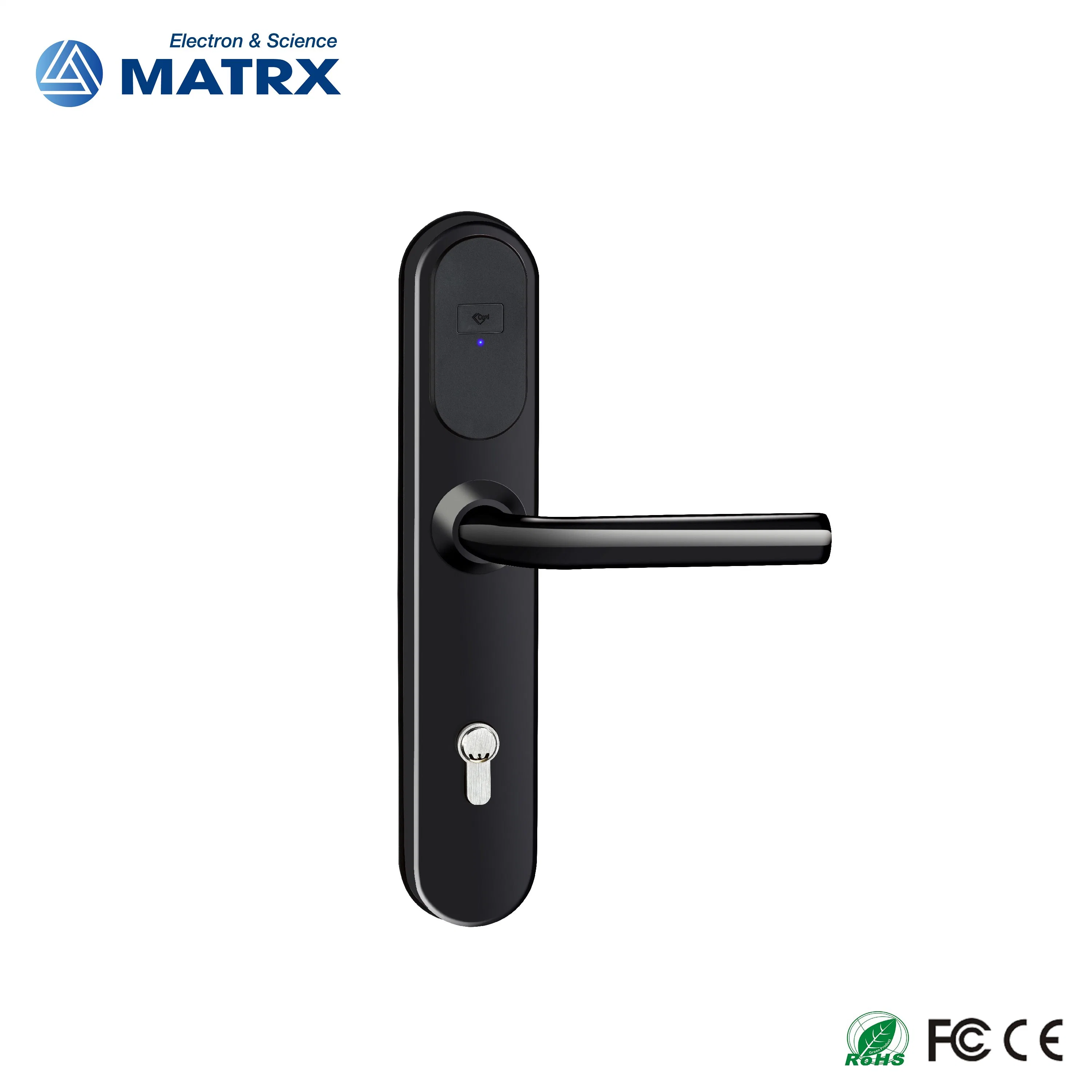 Stainless Steel Slim European RFID Smart Key Card Door Lock Hotel