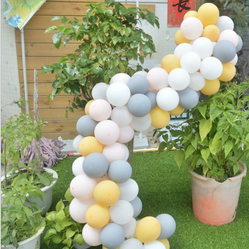 2020 serie Macaroon Puente Arco Balloonbirthday Fiesta conjunto \ decoración Boda 5 pulgadas Globos Latex Balloon Glue Chain Sets Kit