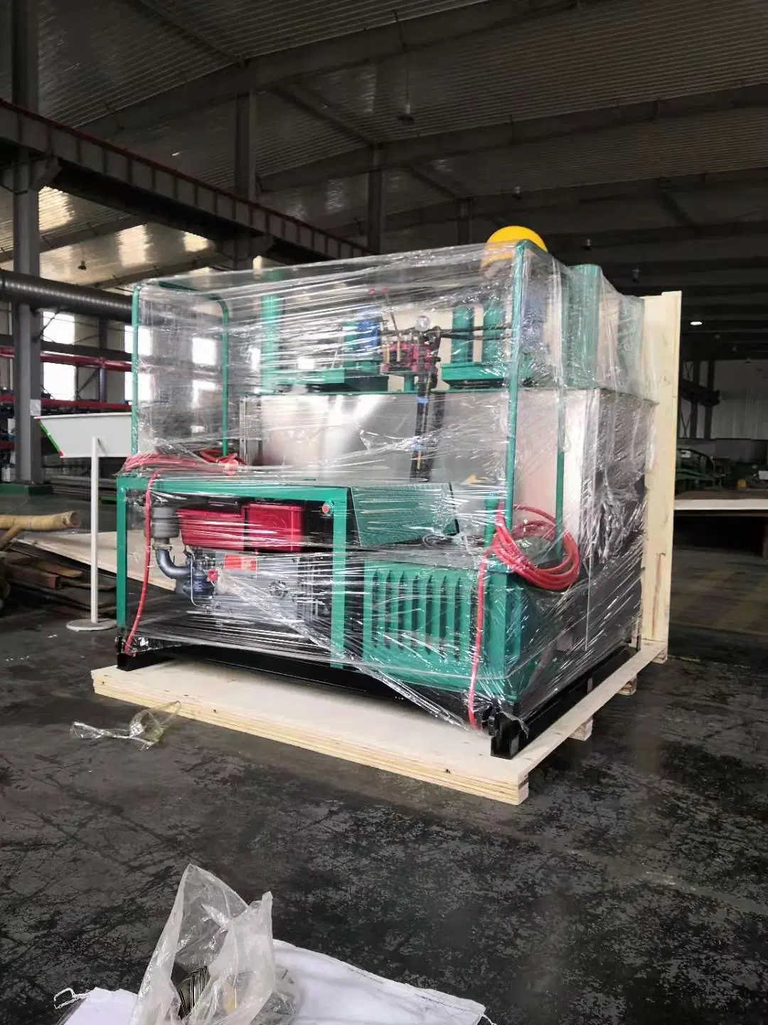 Wood Box Packing Double-Cylinder Thermoplastic Machine