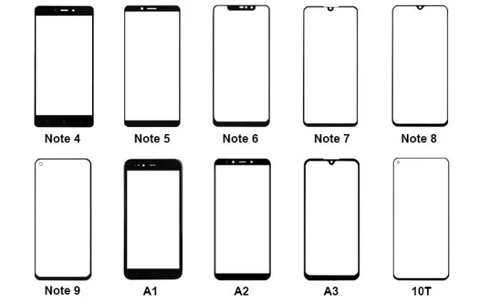 Mobile Phone Accessories Glass with Oca for iPhone Glass PCA Factory Wholesale/Supplier Different Brands and Models for iPhone for Samsung Glass Oca LCD