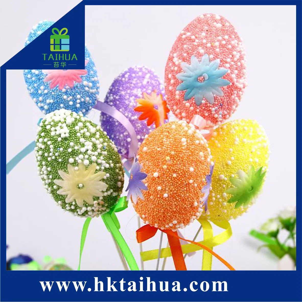 Mini Outdoor Decoration Printed Logo Plastic Easter Eggs