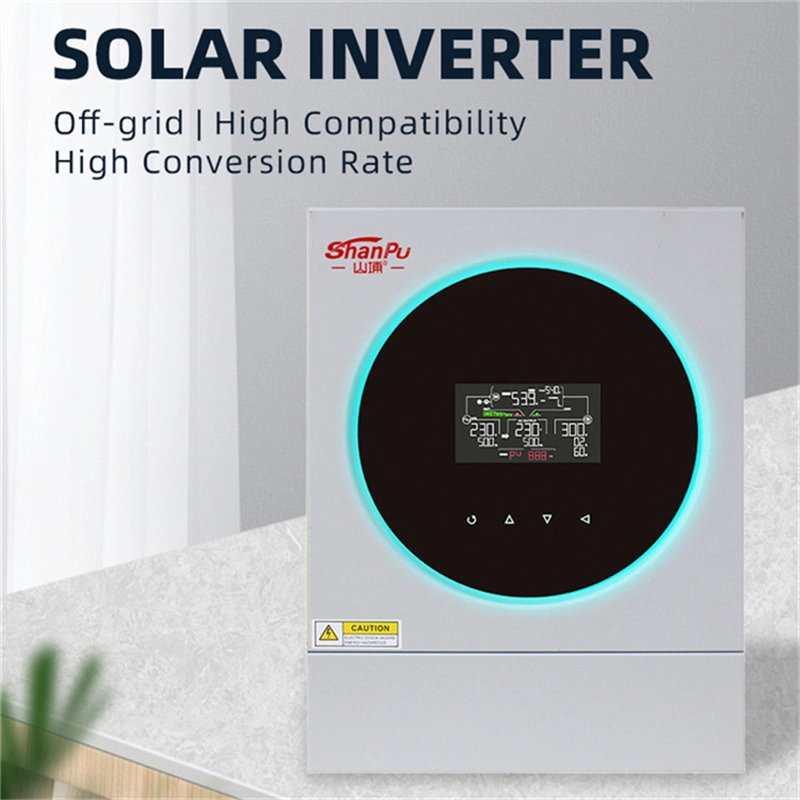 Inversor solar híbrido 3kw 4kw 5kw de alta calidad integrado Controlador Solar MPPT para sistema de Energía Solar