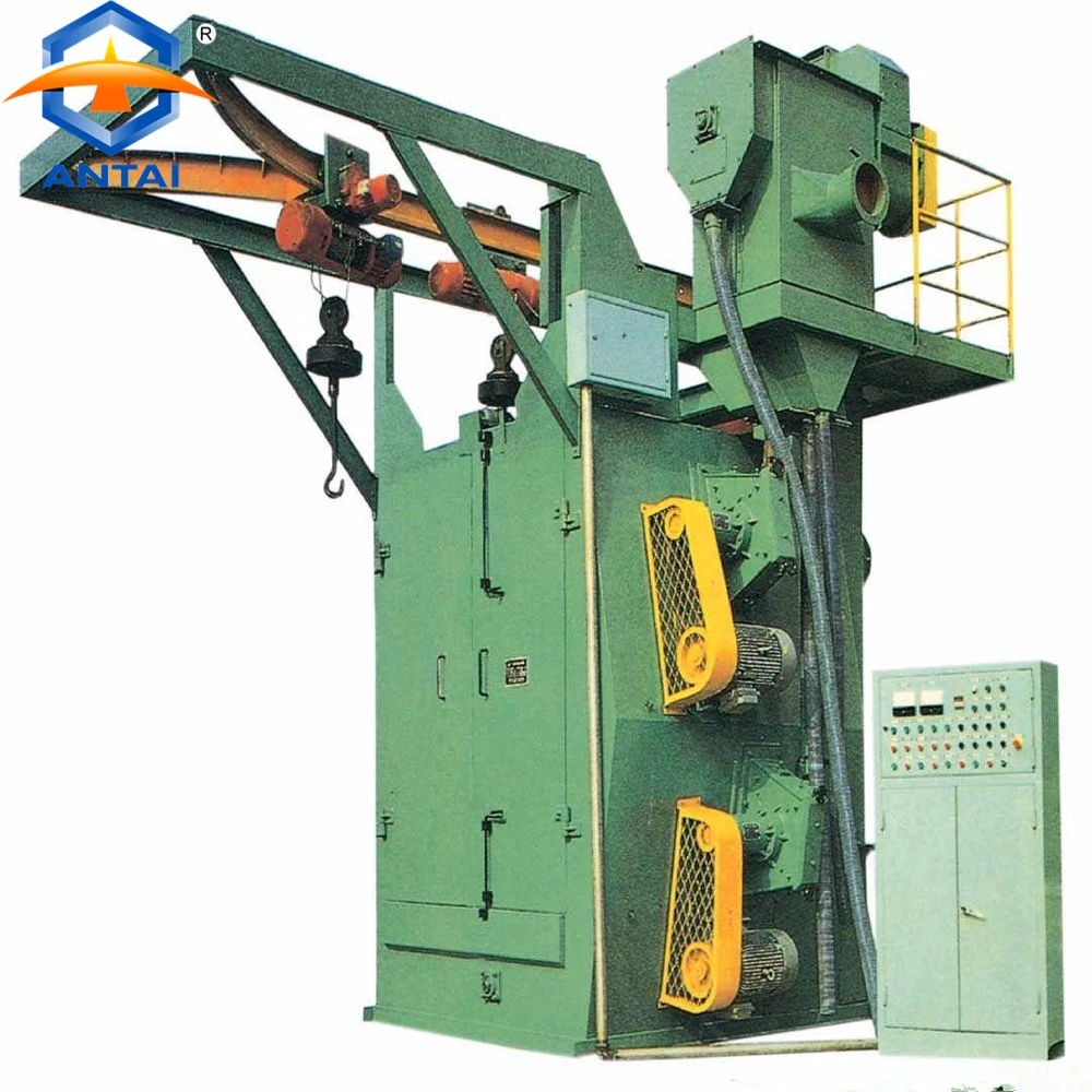 Foring Casting Parts Surface Cleaning Hanger Hook Type Shot Blasting Machine