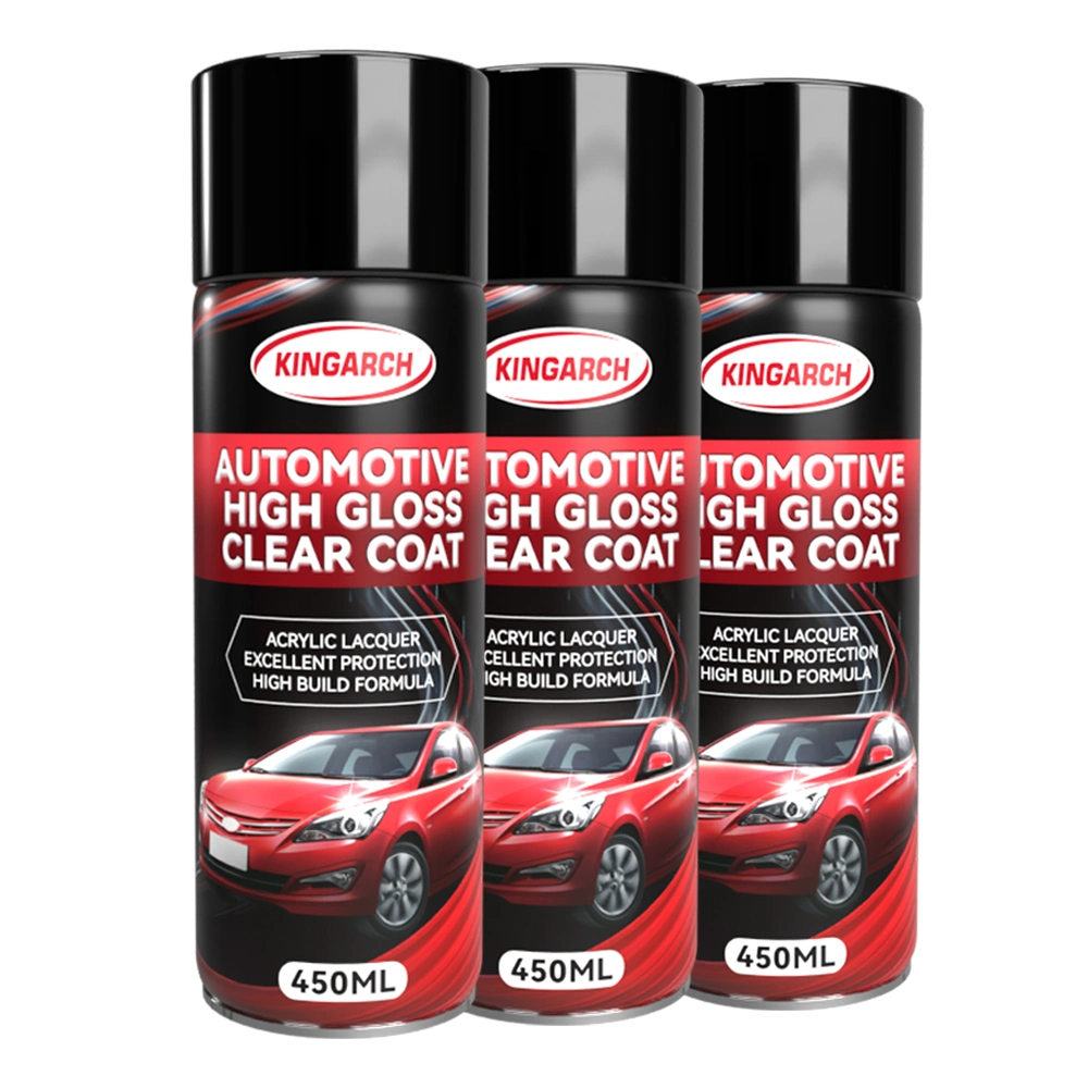 Automotive Surface Coating High Gloss Spray Varnish Durable Vehicle Protective Clear Coat Spray