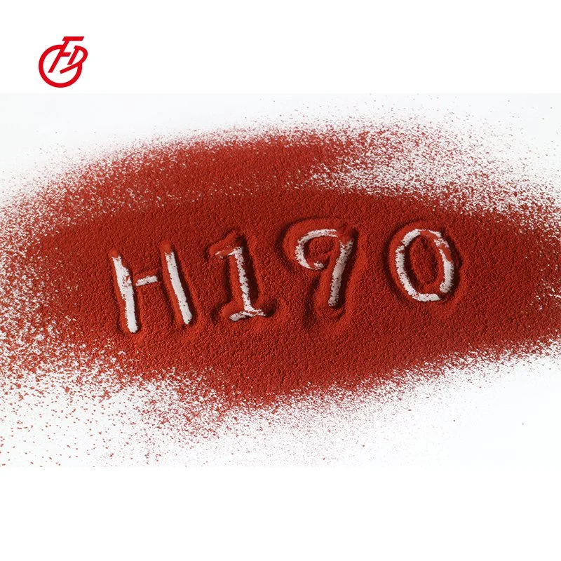 Iron Oxide Red Mudanjiang Fengda 1332-37-2 Pigment Manufacturer H130 190 Price Red Iron Oxide