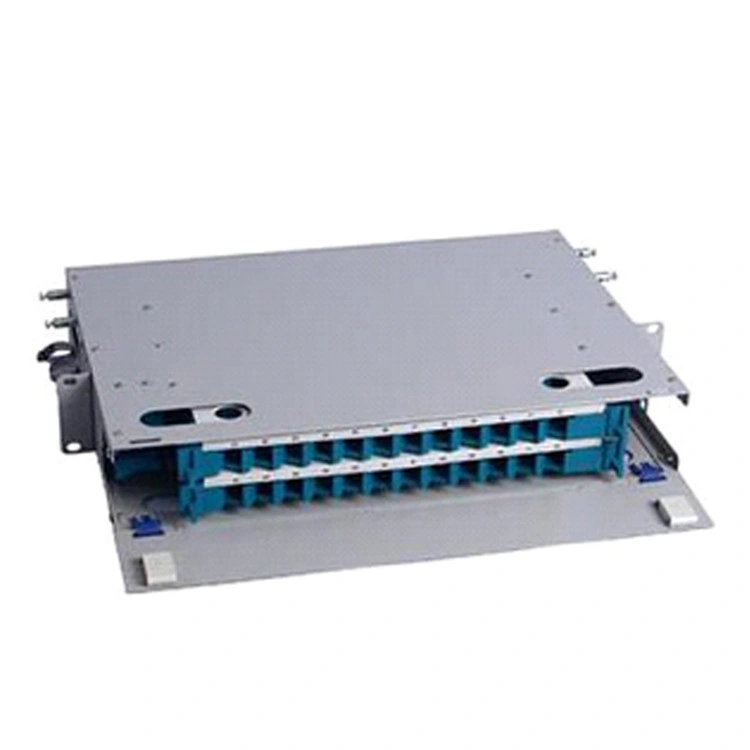 FC/Sc/St/LC Universal 24 Core Iron Rail Drawer Type Terminal Box (Optical Fiber Terminal Box) / ODF