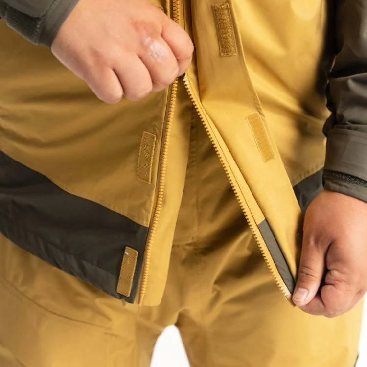 Chaqueta de pesca costera para hombre: Perfecta para dentro y fuera del agua con protección impermeable y cortaviento