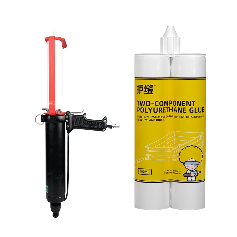 600ml Group Double Plastic Cartridge Two-Component Polyurethane Corner Angle Adhesive and Sealant for Bonding of Alu HPL GRP and Other Materials