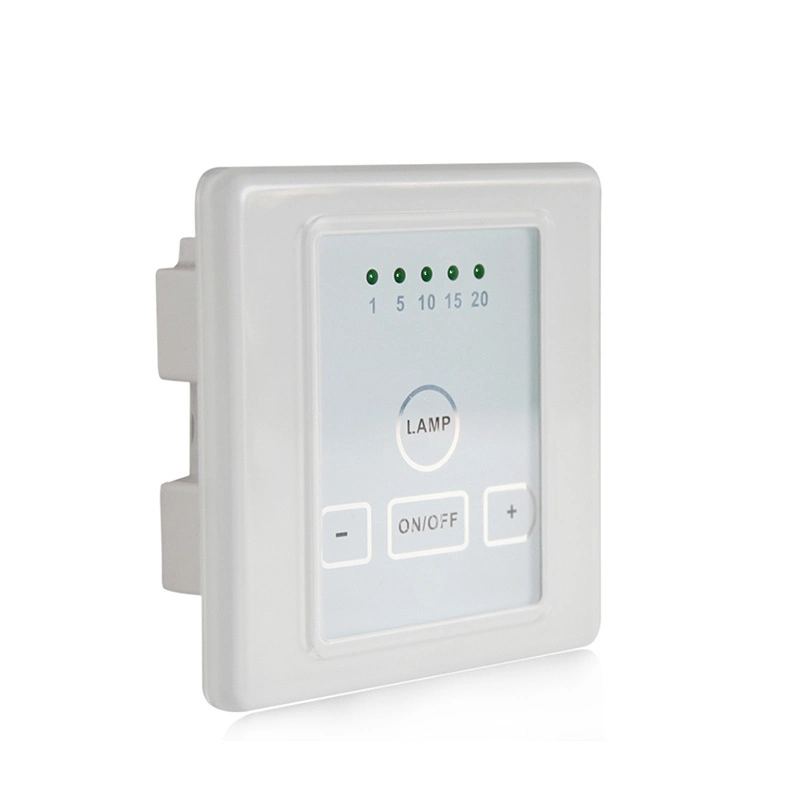 Glass Screen Ventilation Fan Speed and Lighting Control with Timer Smart Touch Switch