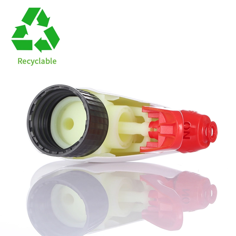 Recyclable and Degradable 30% up PCR Plastic Trigger Sprayer Hand Trigger Sprayer Plastic Accept Flip Top Cap SL-011c Spray Head